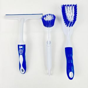 Customized Household Tools Cleaning Washing Brush Window Squeegee Cleaner Set