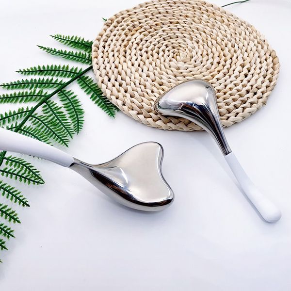Personal Label Facial Massage Ice Cryo Sticks Stainless Steel Cooling Roller Ice Globes Spoon For Face
