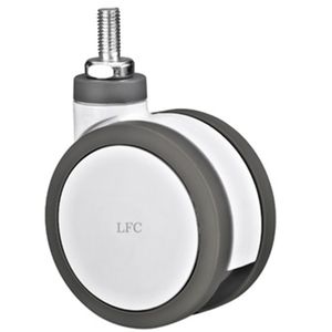 Manufactured swivel Longfeng Medical 4inch 5inch 3inch Stem Caster Wheels & Double Medical Casters For Hospital