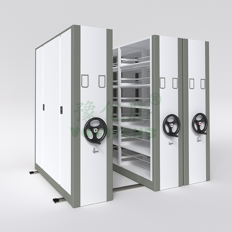 Modern Movable Steel File Compactor Shelving Mobile Archiving Solution for Library School Workshop Storage