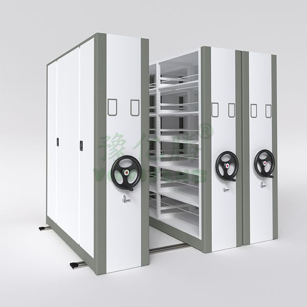 Modern Movable Steel File Compactor Shelving Mobile Archiving Solution for Library School Workshop Storage
