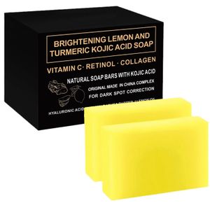 Private Label Ginger Essential Oil Turmeric Soap Bar Anti Acne Mite Dark Spots Soothing Anti-Inflammatory Face Body Cleanser