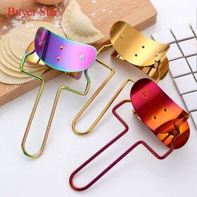 Kitchen Tool gadgets Stainless Steel Dumpling Dough Skin Pastry Cutter Wrapper Maker For Dumplings