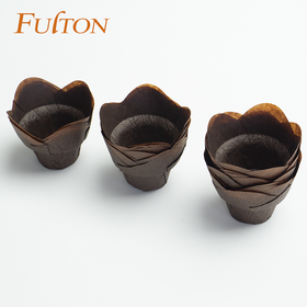 Factory Wholesale Parchment Paper Muffin Liners Cupcakes In Tulip Liners