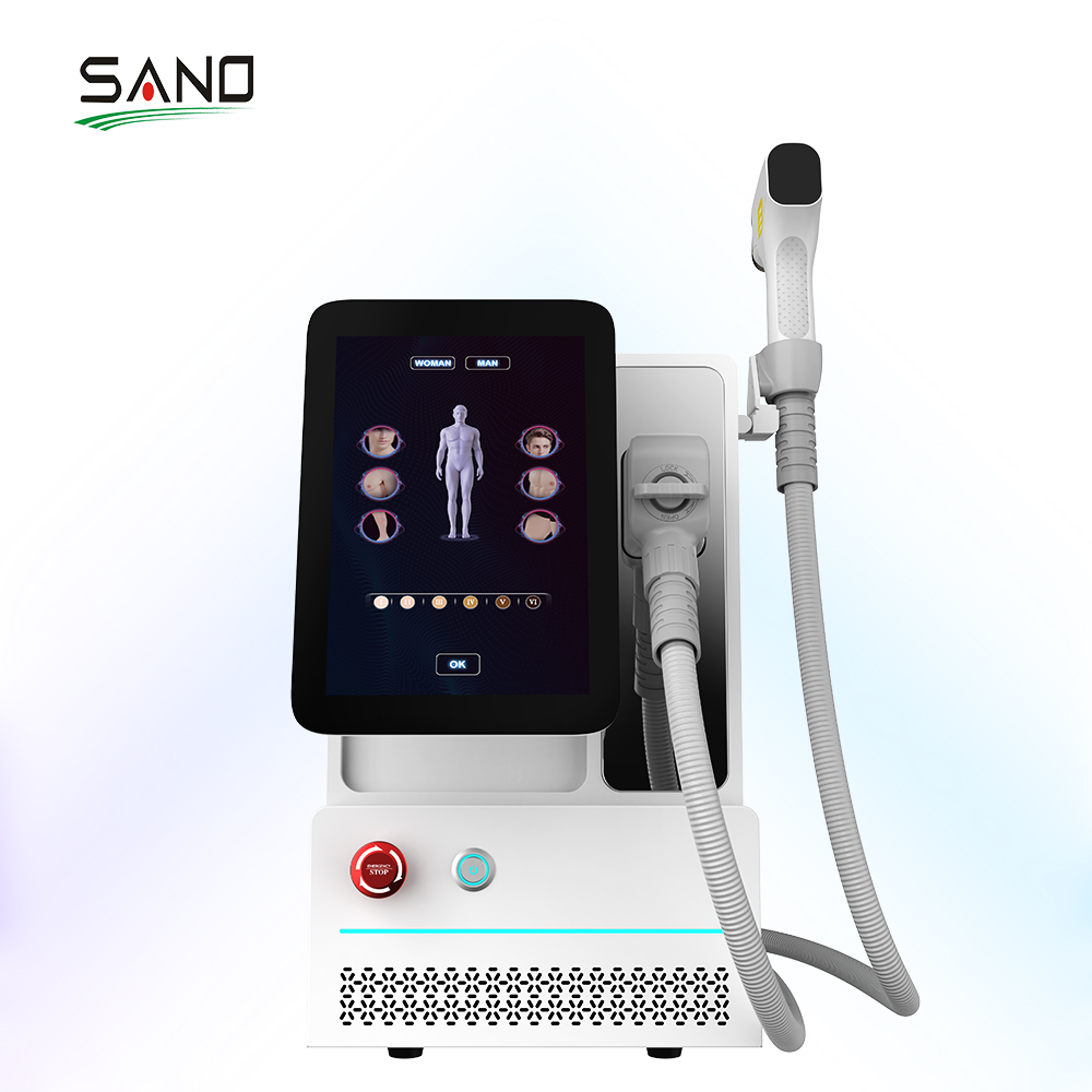 Diode Laser Hair Removal Machine With Android System 1200W High Power Handle Diode Laser 755 808 1064