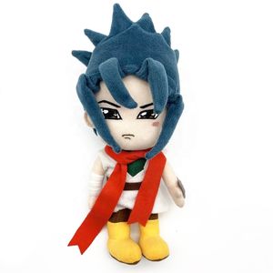 Wholesale big embroidery eyes plush doll mascot stuffed doll with red scarf plush toy
