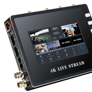 K21 3 Sim Cards Bonding Router 4G WIFI LAN HDMI SDI H.265 H264 4K Video Switcher Mixer Encoder Decoder RTMP RTMPS SRT