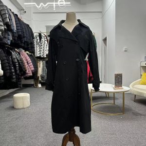 Korean Style Men's Black Trench Coat Solid Casual Loose Long Overcoat Windbreaker Streetwear for Men Women's Trench Coats