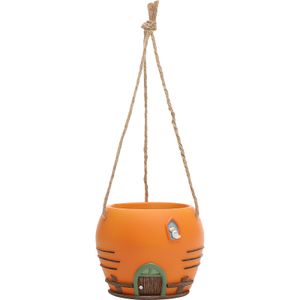 Roogo Animal Juice Hut Dessert Cafe Cartoon Style Green Plant Bonsai Wholesale Price Hanging Planter Garden Decor Pot