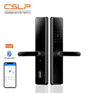 Tuya Smart WiFi Digital Door Lock Code Smartphone App Unlock Biometric Fingerprint Smart Lock