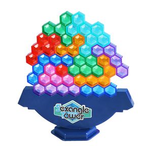 LANDER-MAN  Board Games for Adults And Kids Block Game Balance Tower Building Blocks