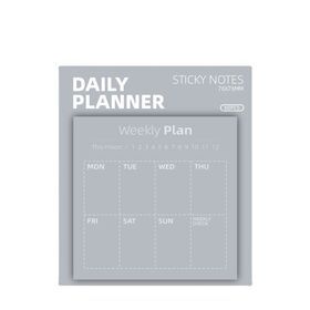 Weekly planner notepad memo pads hot sale kawaii sticky note wholesale memo pad custom print