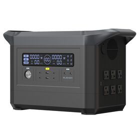 AC Adaptor 2000W 480000mAh Solar Generator Camping Portable Power Station 1.5hours Fast Charge Emergency Super Power Station