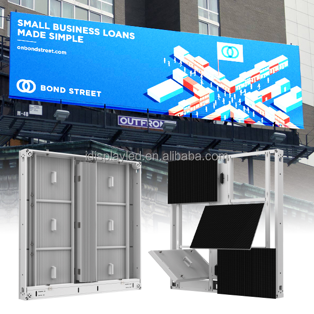 IP65 LED Billboard Outdoor Video Advertising HD TV Big Outdoor LED Screen Led video wall shopping mall advertising display