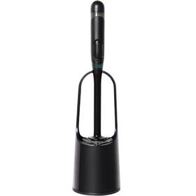 Jehonn Efficient Decontamination Black Cleaning Bathroom Toilet Brush  dripped with cleaning fluid