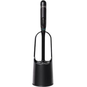 Jehonn Efficient Decontamination Black Cleaning Bathroom Toilet Brush  dripped with cleaning fluid