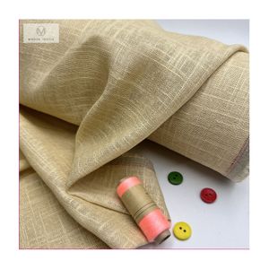 Mindun Decorative Viscose Linen Fabric Slub Curtain 100 Linen Sofa Linen Upholstery