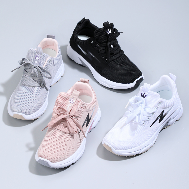 Jieyang City Jiteng Plastic Co., Ltd. trending shoes for ladies Breathable Women walking style shoes casual sport shoe ladies walking sneaker