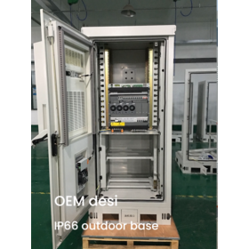 W-TEL Telecom Equipment BTS Outdoor Cabinet for 4G Base Station