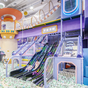 Kids Commercial Playground with Ball Pool Construction and Soft Play Equipment for Kids Supply