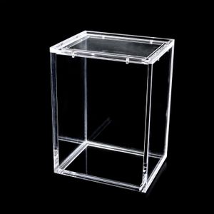 Thick Magnetic Acrylic Pop Box Dust Proof 4-Inch Lucite Vinyl Collectibles Hard Protector Perspex Funko Pops Case