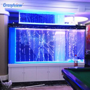 One Time Cast Anti-Yellowing Acrylic Cube Tanks for Home Using