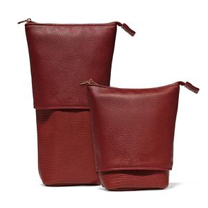 Standup Brush Holder and Travel Makeup Bag