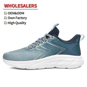 Manufacturer Wholesale Plus Size Athletic Casual Shoes Men's Shoes Breathable Mesh Jogging Shoes Outdoor Sneakers for Men