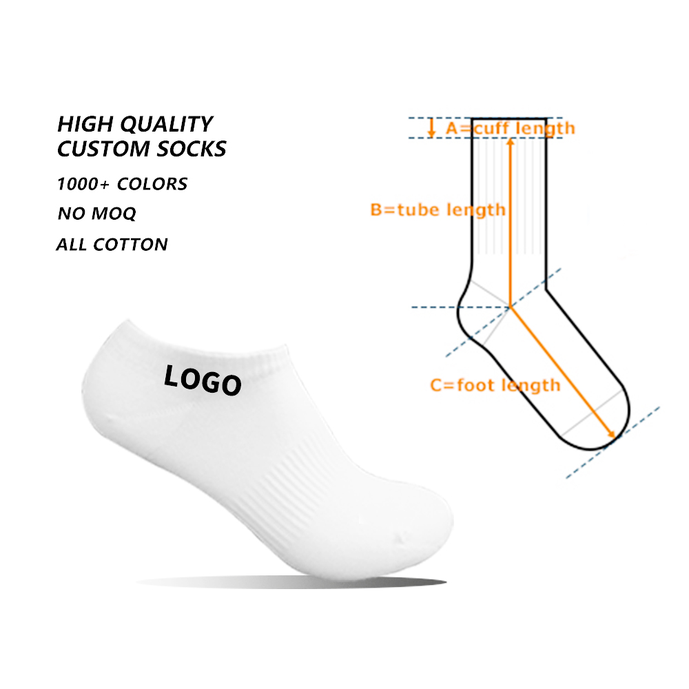 Wholesale Designer Cotton Athletic Calcetines Sports Men Logo Custom Personalized Socks