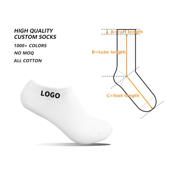 Wholesale Designer Cotton Athletic Calcetines Sports Men Logo Custom Personalized Socks
