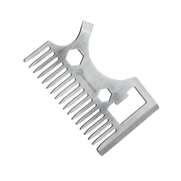 ROLLINGDOG 50479 Innovative Paint Brushes Comb Roller Cover Cleaner Chiseled edge scraper 8 in 1 Multifunction Card for Painters