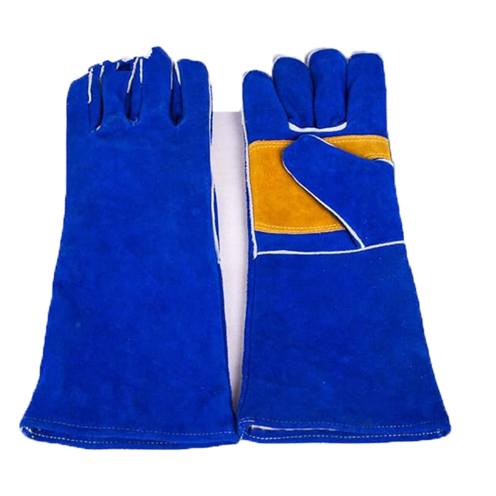 Cow Split Leather Working Gloves Leather Industrial Long Lasting Work Gloves for Hand Protection