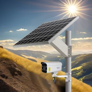 Smart 60ah Lithium Ion Battery Kit Ground-Mounted Solar Power System for Outdoor CCTV Cameras PV Power Generation