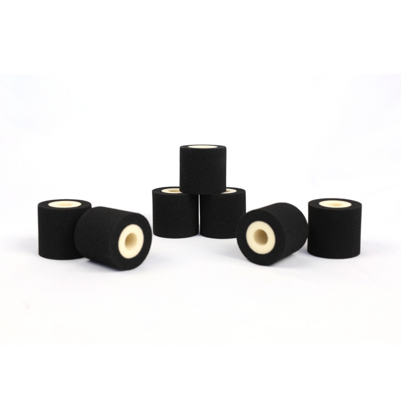 Diameter 36mm 32mm hot ink roll manufacture date printer use to black color dry ink roller