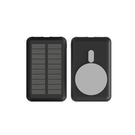 Magnetic Solar power bank 10000mh 15W Phone Charger Wireless charging Fast charge 22.5W ultra thin solar panel