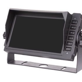Customized 4CH input Car camera ahd mainboard tft split screen car visor monitor in car