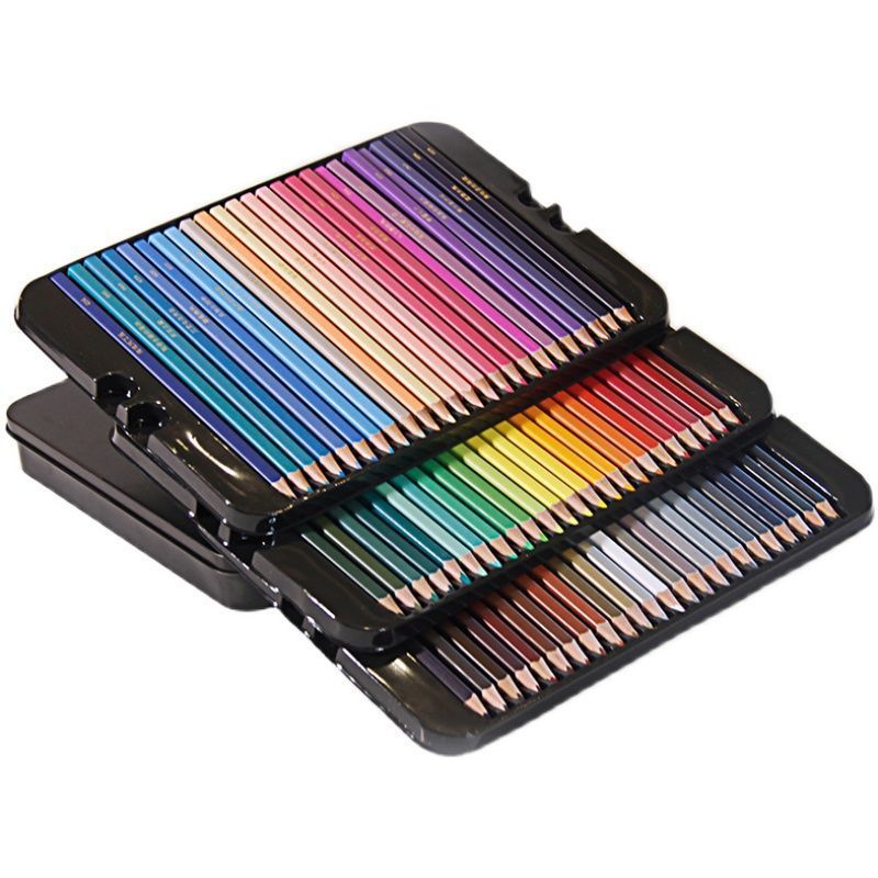 Guizhou Fushengyuan International Trade Co., Ltd. 2024 hot sale professional 180 color oil-based pencil suit tin box packaging Christmas gift for children and artists