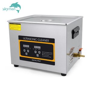 Skymen Benchtop Industrial Digital Heater Ultrasonic Cleaner 15L Eyeglasses Cleaner