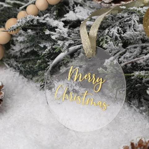 Hefei Yageli Craft Products Factory yageli Acrylic Ornament clear acrylic ornament blanks personalized acrylic ornament