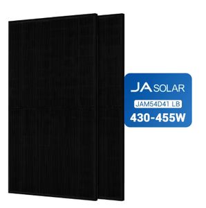 JA Solar JAM54D41 LB 430-455/MB all black  N-type Bifacial Double Glass Mono 435w 440w 445w 450w Hot Products