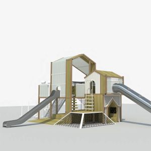 KaiQi Safety  Wooden Outdoor Playground For Child