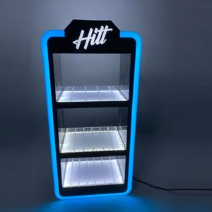 Premium LED Light up LOGO Acrylic Tower Display Stand with remote rgb led light
