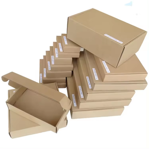 Recycled Material Custom Printed Paper Cardboard Double Walled Shipping Boxes Brown Carton Packaging Box For Footwears