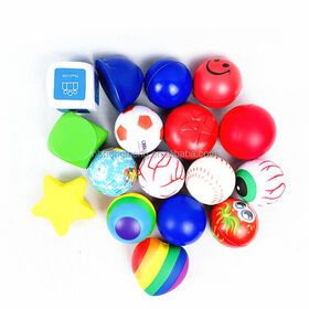 Manufacturer pu foam ball  custom print logo pu foam relief anti stress ball for kids play