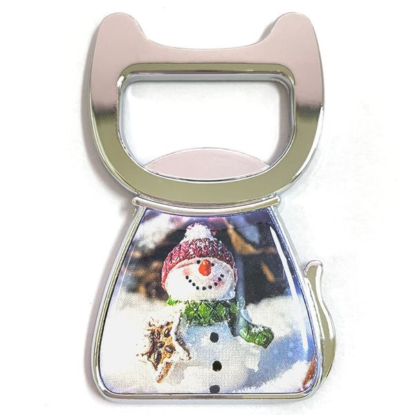 Custom 3D Bottle Opener Metal Bottle Opener Beer Wine Beverage Sublimation Bottle Opener