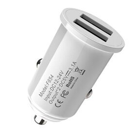 2 x usb mini size car charger, wireless charging ,15W/3.1A ,Aluminum alloy housing