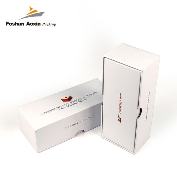 Wholesale Free Design White Cardboard Specialty Paper Lid And Base Style Sunglasses Packaging Box