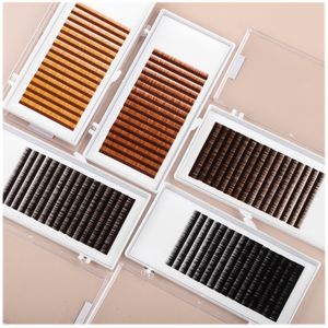 eyebrow extension private label 5 color 5-7mm high quality brow extension
