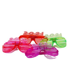 luminous glasses  new year LED PVC led glowing party glasses flashing glasses party supplies