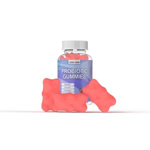 Hot Selling Probiotic Gummies with 10 Billion CFU Prebiotic and Vitamins Digestive Support and Gut Health Natural Pectin Gummies